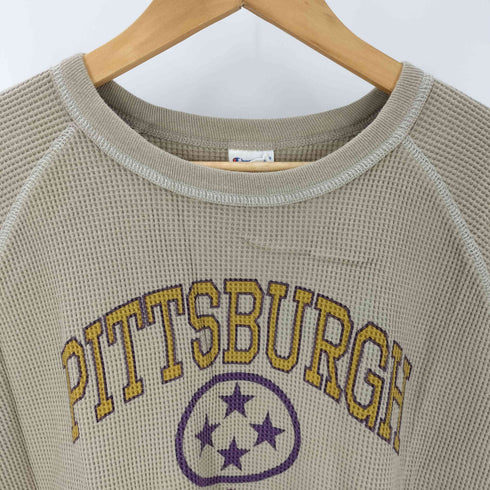 チャンピオン Champion L/S フロントプリントサーマルカットソー メンズ JPN:L