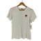 プレイコムデギャルソン PLAY COMME des GARCONS Embroidered heart T-Shirt レディース import:M