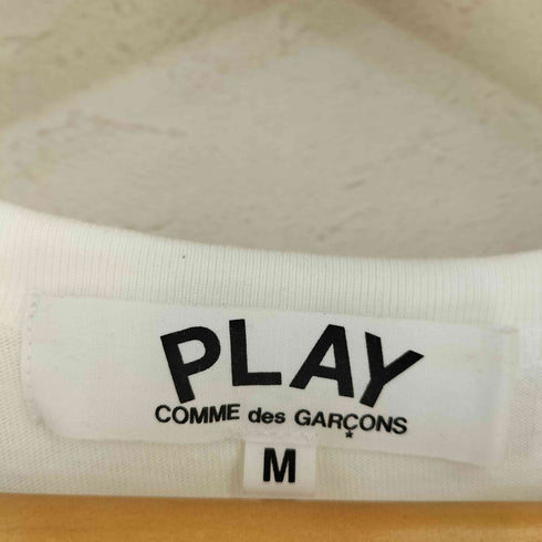プレイコムデギャルソン PLAY COMME des GARCONS Embroidered heart T-Shirt レディース import:M