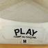 プレイコムデギャルソン PLAY COMME des GARCONS Embroidered heart T-Shirt レディース import:M