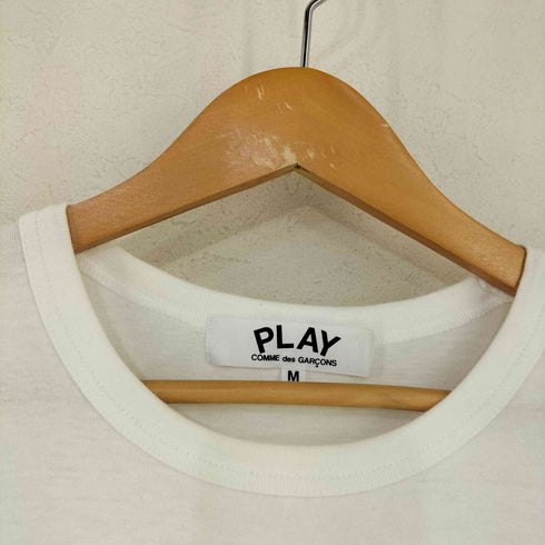 プレイコムデギャルソン PLAY COMME des GARCONS Embroidered heart T-Shirt レディース import:M
