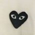 プレイコムデギャルソン PLAY COMME des GARCONS PLAY LONG SLEEVE T -BLACK HEART レディース JPN:L