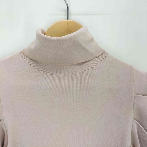 ザラ ZARA パフスリーブタートルネックワンピース レディース import:S