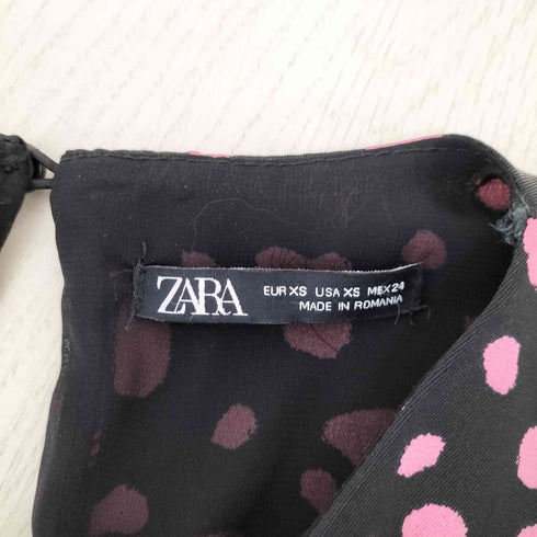 ザラ ZARA ダルメシアン柄 ワンピース レディース import:XS