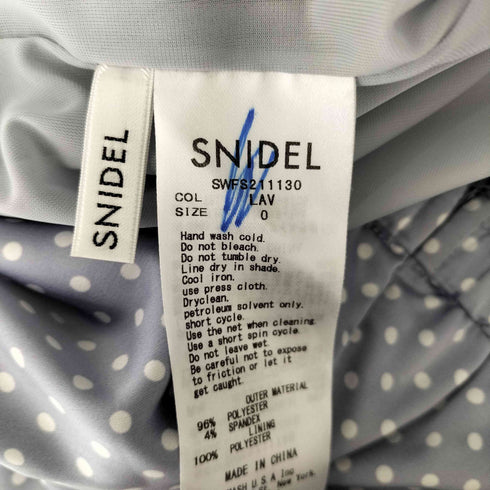 スナイデル snidel ドットジャガーナロースカート レディース JPN:0