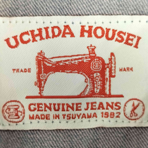 UCHIDA HOUSEI ヘンリーネック デニムシャツワンピース レディース FREE