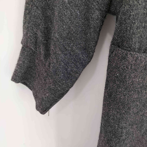 Lily Boutique ウール100% サイドスナップ ジップアップコート レディース 9