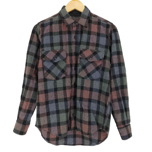 ペンドルトン PENDLETON ウール チェック L/Sシャツ フラップポケット メンズ import:S