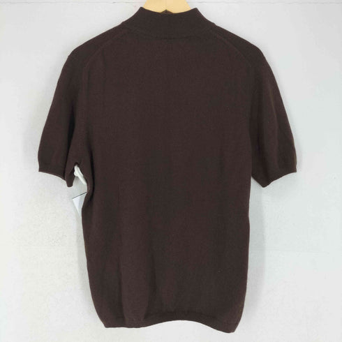 カシミヤ100 ハイネックS/Sニット レディース 3L