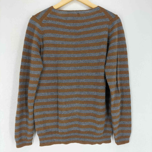 ヴァンダルストラット VAN DER STRAETE アルパカ混 ウール ボーダーニット メンズ import:M