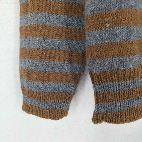 ヴァンダルストラット VAN DER STRAETE アルパカ混 ウール ボーダーニット メンズ import:M