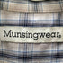 マンシングウェア Munsingwear チェック柄 ショートスリーブボタンダウLシャツ メンズ import:L