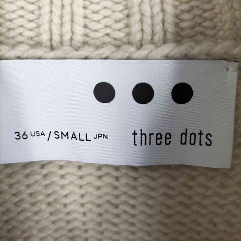 スリードッツ three dots tasmania L/S mock neck モックネック ニットセーター メンズ JPN:M