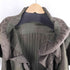 プリーツプリーズイッセイミヤケ PLEATS PLEASE ISSEY MIYAKE 09SS フリル切替 ドレープカーディガン プリーツ オリーブ レディース JPN:3