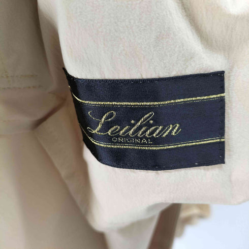 レリアン Leilian ナイロントレンチコート バックル レディース
