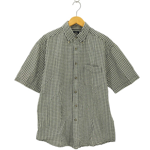 ドッカーズ DOCKERS ギンガムチェック柄 ショートスリーブボタンダウンシャツ メンズ