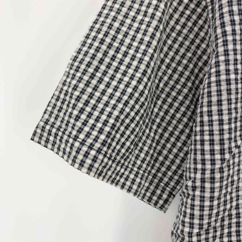 ドッカーズ DOCKERS ギンガムチェック柄 ショートスリーブボタンダウンシャツ メンズ