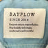 ベイフロー BAYFLOW ロゴ刺繍 リネンレーヨン チェックシャツ メンズ JPN:4
