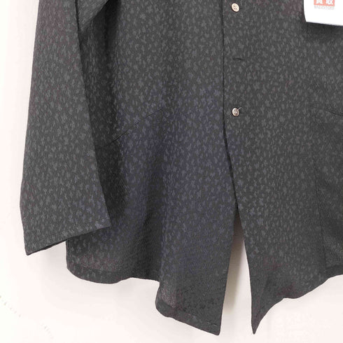 キヨコタカセ KIYOKO TAKASE 総柄 バンドカラー L/S シャツ メンズ