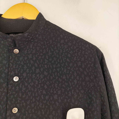 キヨコタカセ KIYOKO TAKASE 総柄 バンドカラー L/S シャツ メンズ