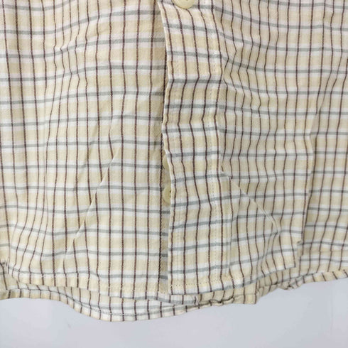 エディーバウアー Eddie Bauer チェック柄 ショートスリーブボタンダウンシャツ メンズ import:M
