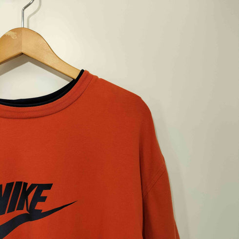 ナイキ NIKE フロントスウォッシュプリント フェイクレイヤードロングスリーブTシャツ メンズ XXL