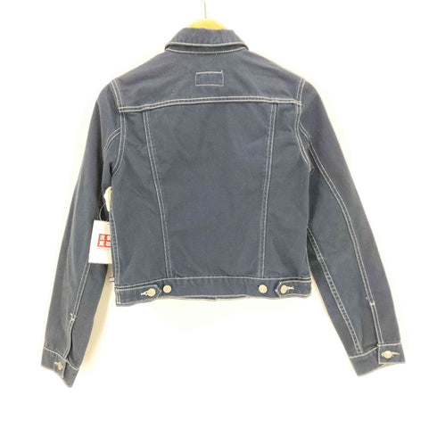 ポロジーンズカンパニーラルフローレン POLO JEANS COMPANY RALPH LAUREN ステッチデザインデニムジャケット レディース import:M