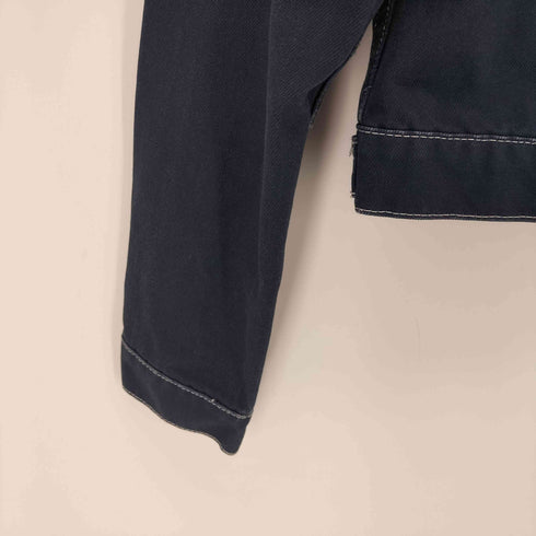ポロジーンズカンパニーラルフローレン POLO JEANS COMPANY RALPH LAUREN ステッチデザインデニムジャケット レディース import:M