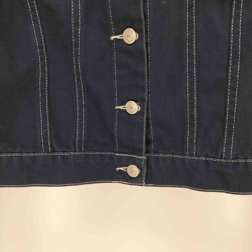 ポロジーンズカンパニーラルフローレン POLO JEANS COMPANY RALPH LAUREN ステッチデザインデニムジャケット レディース import:M
