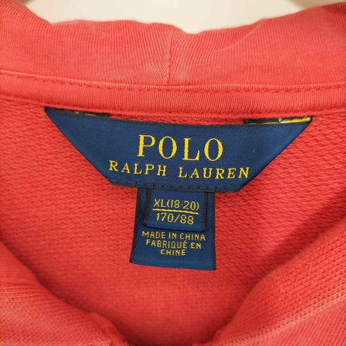 ポロラルフローレン POLO RALPH LAUREN ビッグポニー刺繍 ジップアップパーカー メンズ XL
