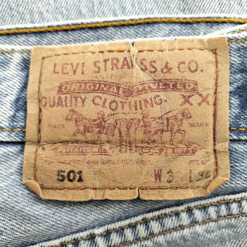 リーバイス Levis 90S 501 ボタンフライデニムパンツ ボタン裏299刻印 98年製 メンズ W32 L34