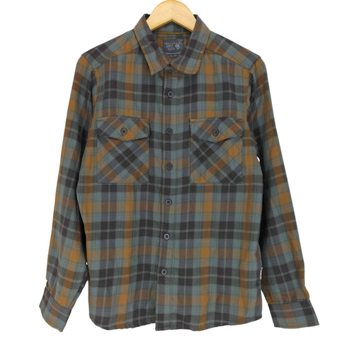 マウンテンハードウェア MOUNTAIN HARDWEAR ポリ チェック L/S シャツ フラップポケット メンズ S/P