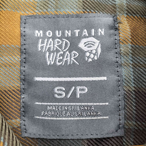 マウンテンハードウェア MOUNTAIN HARDWEAR ポリ チェック L/S シャツ フラップポケット メンズ S/P