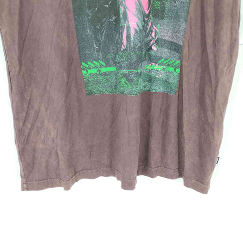 ディーゼル DIESEL ダメージ加工ラバープリントTシャツ メンズ import:L