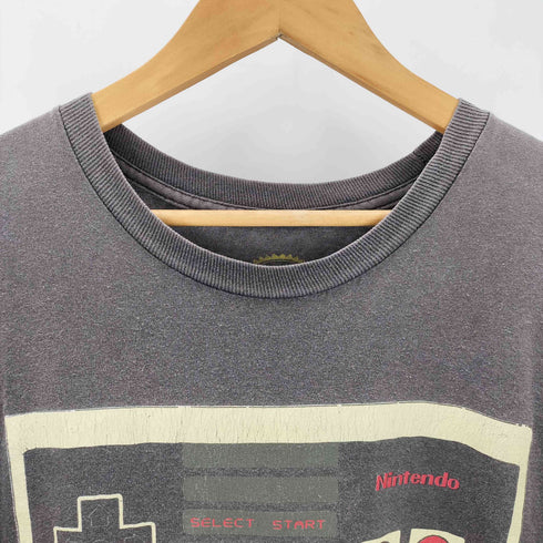 プリントクルーネックTシャツ メンズ