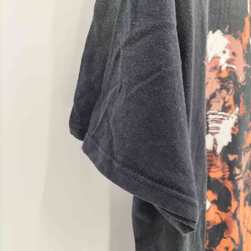 プリントクルーネックTシャツ メンズ