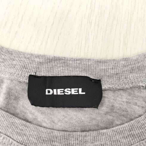 ディーゼル DIESEL フロッキーフロントロゴTシャツ メンズ import:M
