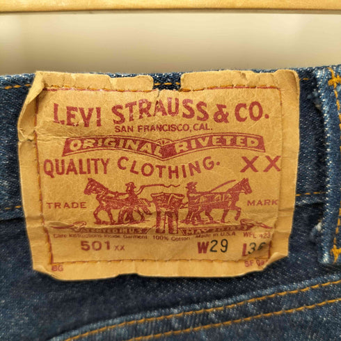リーバイス Levis USA製 80S 501XX ストレートデニムパンツ メンズ W29、L36