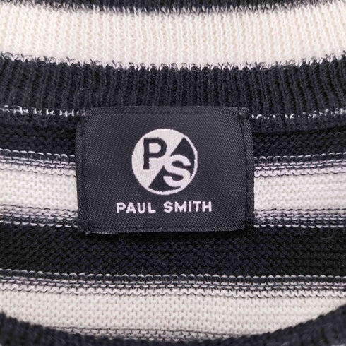 ピーエスポールスミス PS Paul Smith パッチ刺繍 ボーダーニット レディース