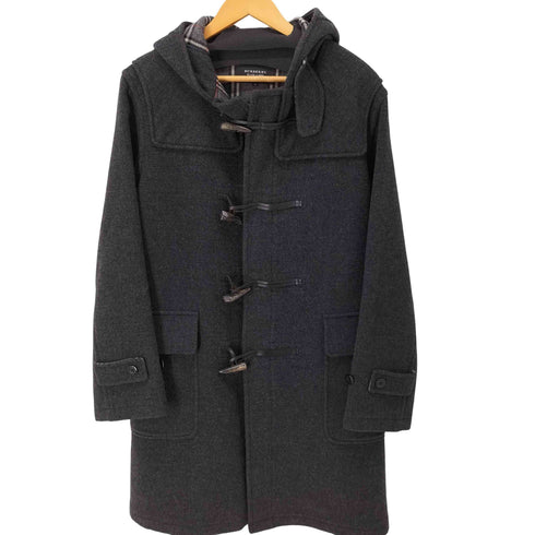 バーバリーブラックレーベル BURBERRY BLACK LABEL 裏地ノバチェックウールダッフルコート レディース JPN:M