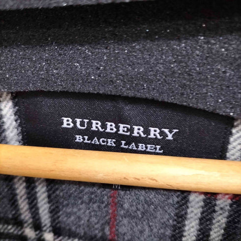 バーバリーブラックレーベル BURBERRY BLACK LABEL 裏地ノバチェックウールダッフルコート レディース JPN:M