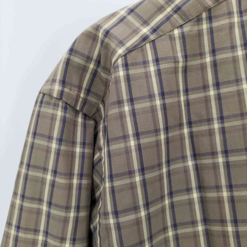 ドッカーズ DOCKERS ギンガムチェック柄 ショートスリーブボタンダウンシャツ メンズ import:M