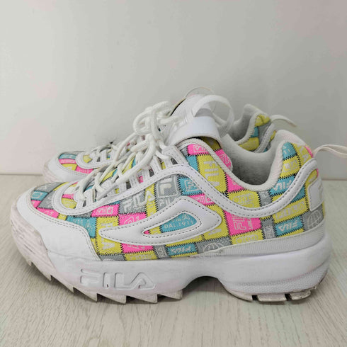フィラ FILA DISRUPTOR II PATCHWORK デイスラプターIIパッチワーク レディース 25