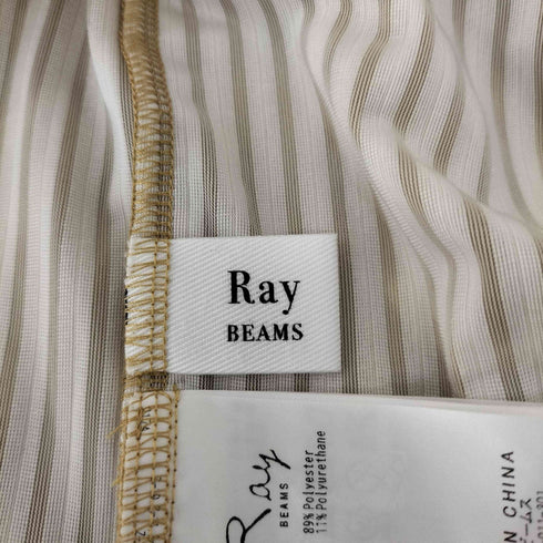 レイビームス Ray BEAMS ベロアフラワーTシャツ レディース