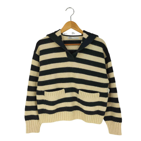 ザラ ZARA ボーダー セーラー ニット レディース import:S