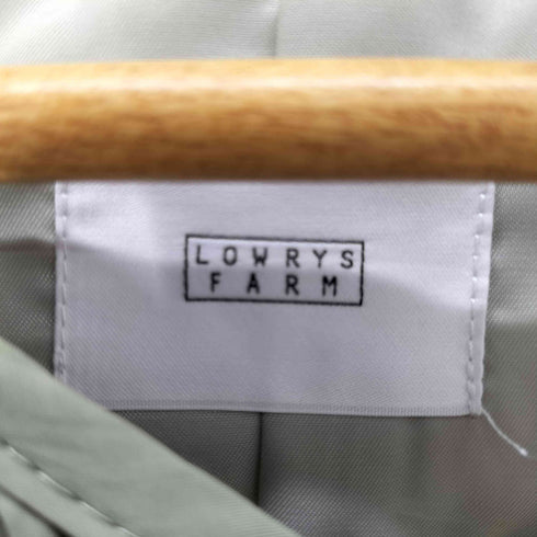 ローリーズファーム LOWRYS FARM ノーカラーキルティングジャケット レディース FREE