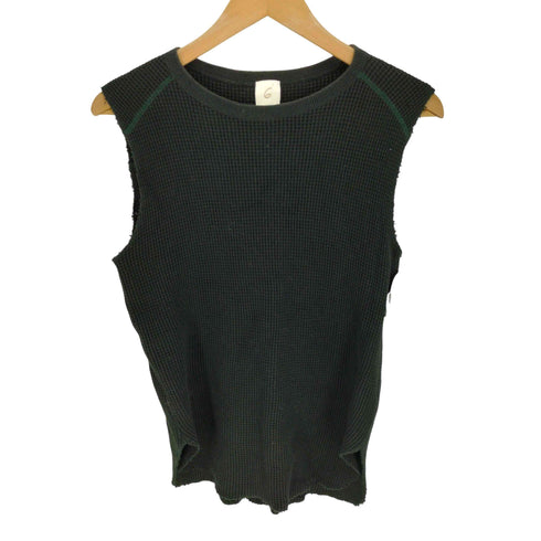 ロクビューティーアンドユースユナイテッドアローズ 6 BEAUTY & YOUTH UNITED ARROWS HERMAL COLOR STICH NO SLEEVE PULLOVER レディース