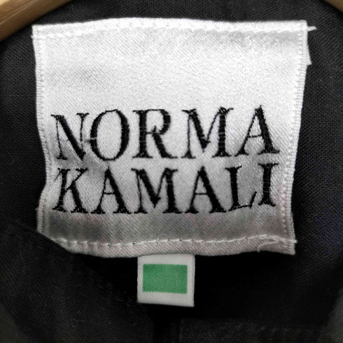 NORMA KAMALI ノースリーブ レギュラーカラー シャツ レディース