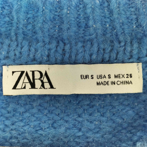 ザラ ZARA サイドスリットクルーネックニット レディース JPN:S