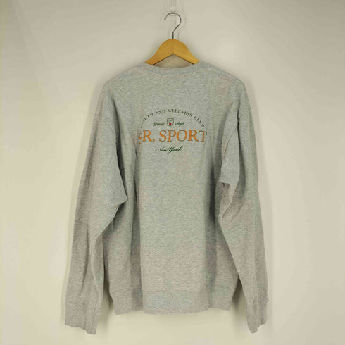 スポーティーアンドリッチ SPORTY& RICH USA製 S.R.SPORT New York プリント クルーネックスウェット メンズ import:L